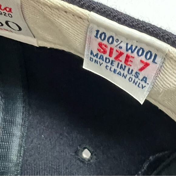 Atlanta Braves Hat New Era Diamond Collection Wool 7 Made In USA MLB Vintage - Picture 8 of 8